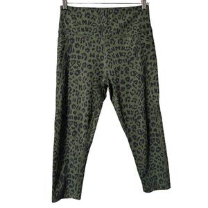 X By Gottex Womens Capri Leggings Size M Leopard Print